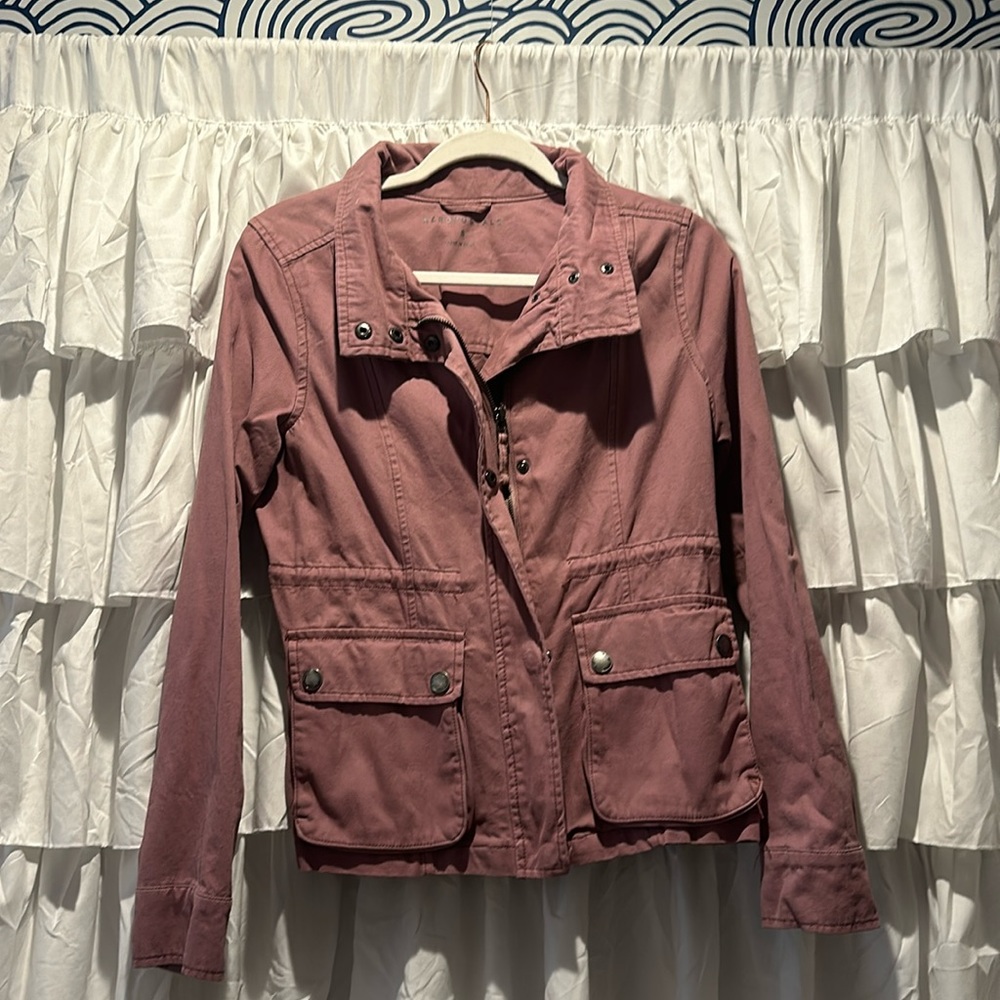 Lightweight mauve jacket